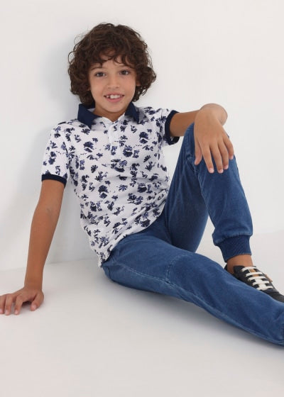 Pantalón deportivo de algodón para chico Sku  6590 Color Medio