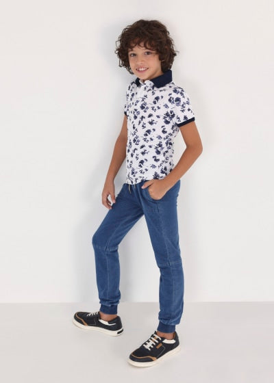 Pantalón deportivo de algodón para chico Sku  6590 Color Medio