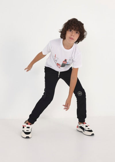 Pantalón deportivo para chico Sku 6595 Color Negro