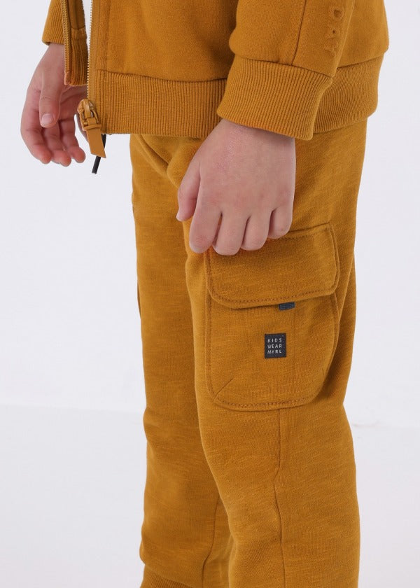 Pantalón jogger Better Cotton niño  Ref. 13-04522-014 Ocre