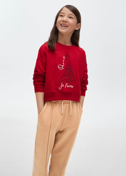 Pantalón jogger chica  Ref. 13-07509-057 Madera