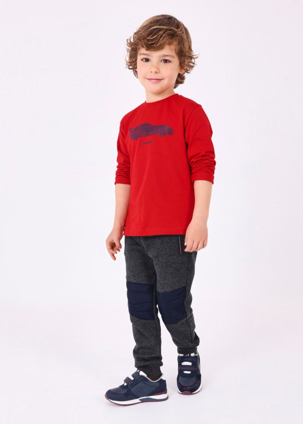 Pantalón jogger combinado niño MAYORAL Ref. 13-04514-068 Asfalto vi