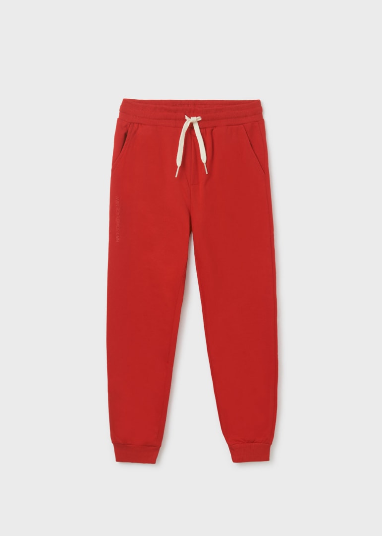 Pantalón largo deportivo con algodón para chico Art. 23-00744-088 Rojo