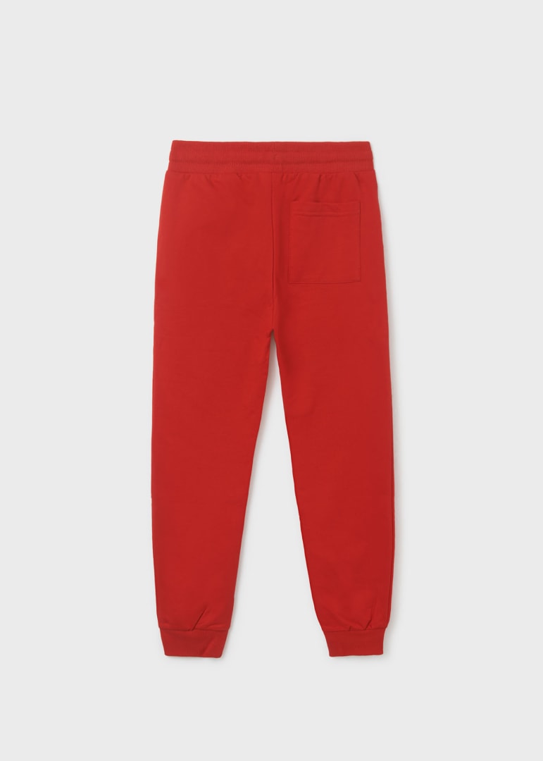 Pantalón largo deportivo con algodón para chico Art. 23-00744-088 Rojo