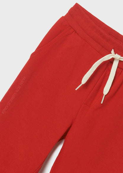 Pantalón largo deportivo con algodón para chico Art. 23-00744-088 Rojo