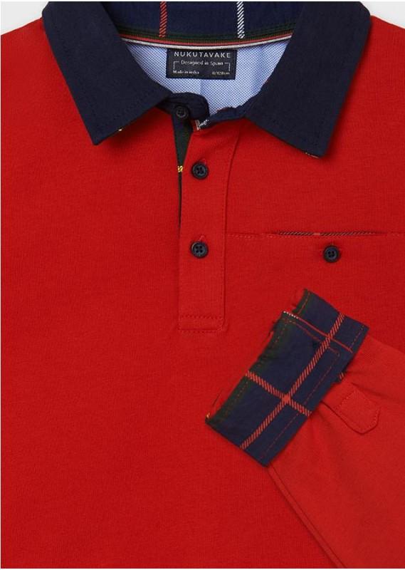 Camiseta Polo Manga Larga para chico NUKUTAVAKE Ref. 7145/72 Rojo