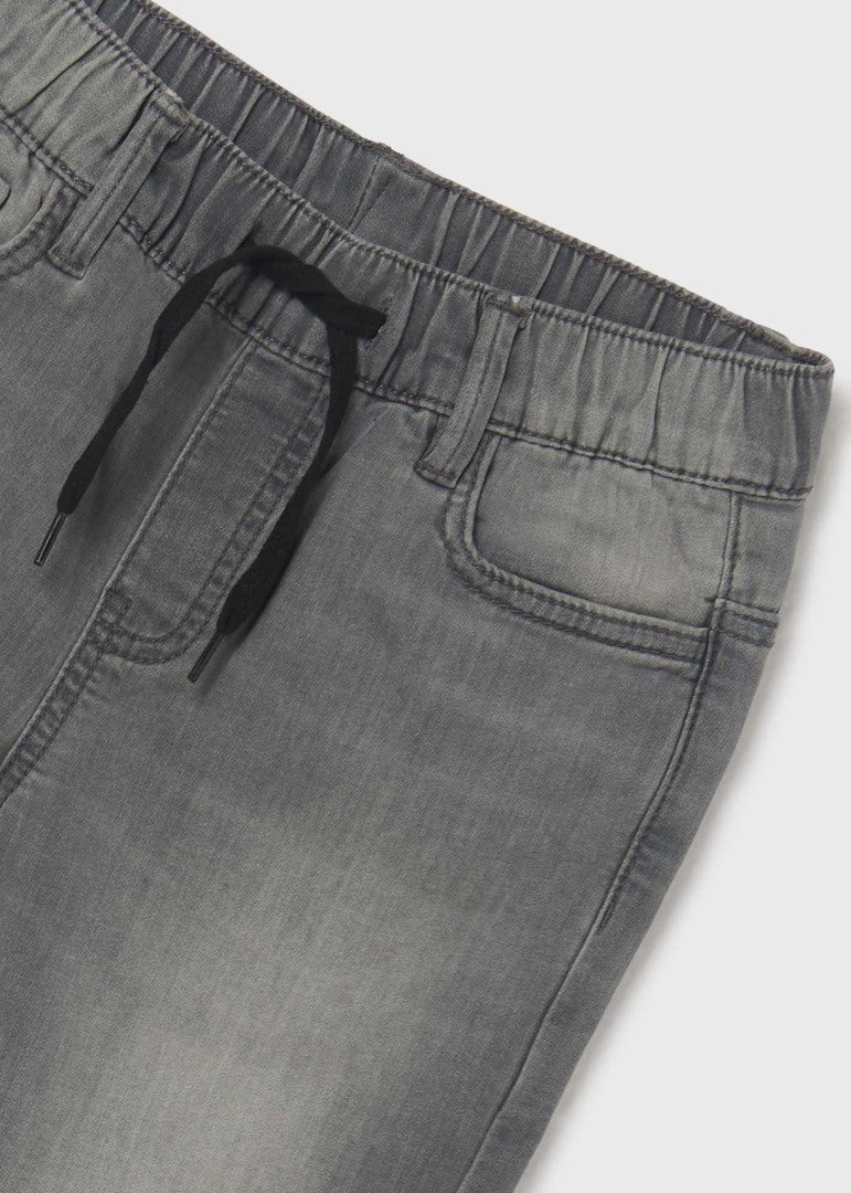 Pantalón largo jogger con algodón sostenible para chico MAYORAL Ref. 23/6592/68 Gris claro