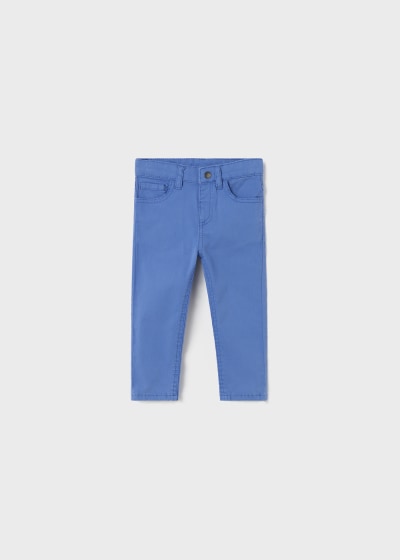 Pantalon Sarga Slim Fit Sku 506 Color 34 Atlantico