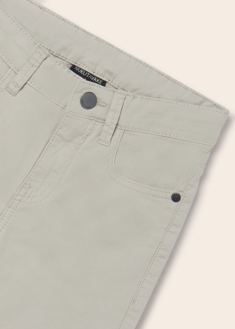 Pantalón slim fit de algodón sostenible para chico MAYORAL Ref. 23/520/10 Arroz