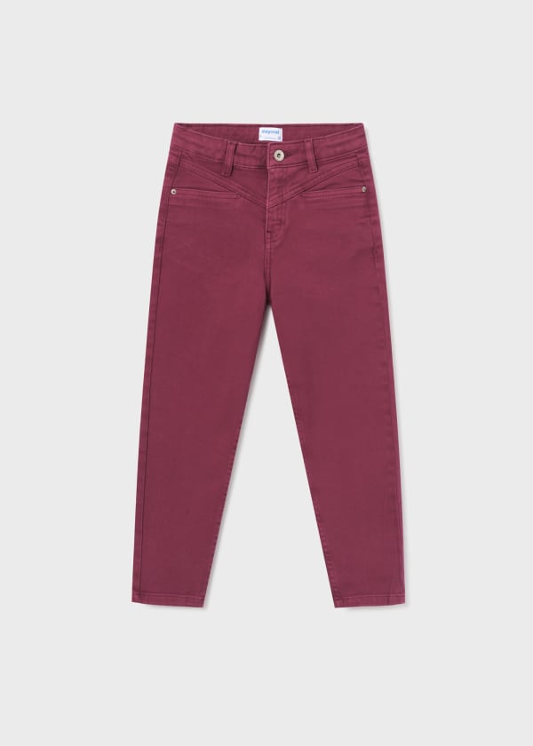 Pantalon largo sarga slouchy MAYORAL Ref. 13/7510/62 Berenjena
