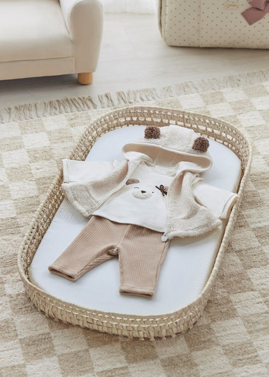Pants 3 piezas Better Cotton recién nacido  Ref. 13-02667-071 Madera