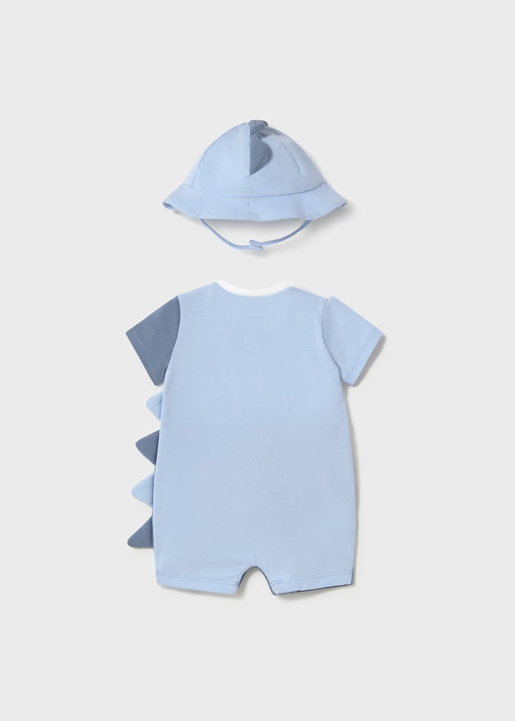 Pelele corto punto y gorro