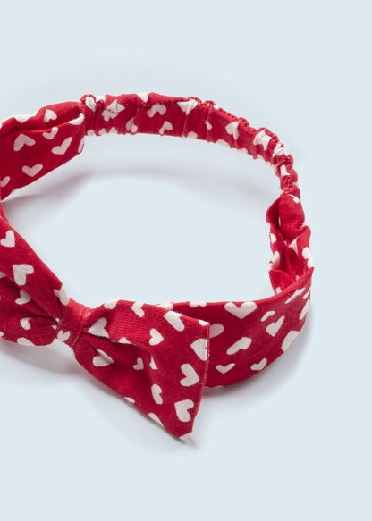 Peto de algodón sostenible con diadema para recién nacido Art. 23/1606/43 Rojo