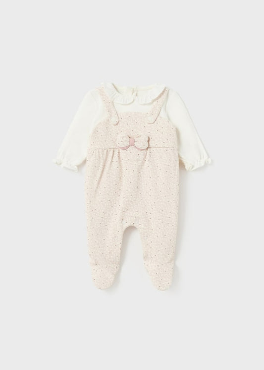 Peto simulado Better Cotton recién nacido  Ref. 13-02660-062 Milk