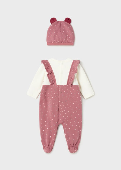 Peto simulado con gorro Better Cotton recién nacido  Ref. 13-02663-042 Lollipop