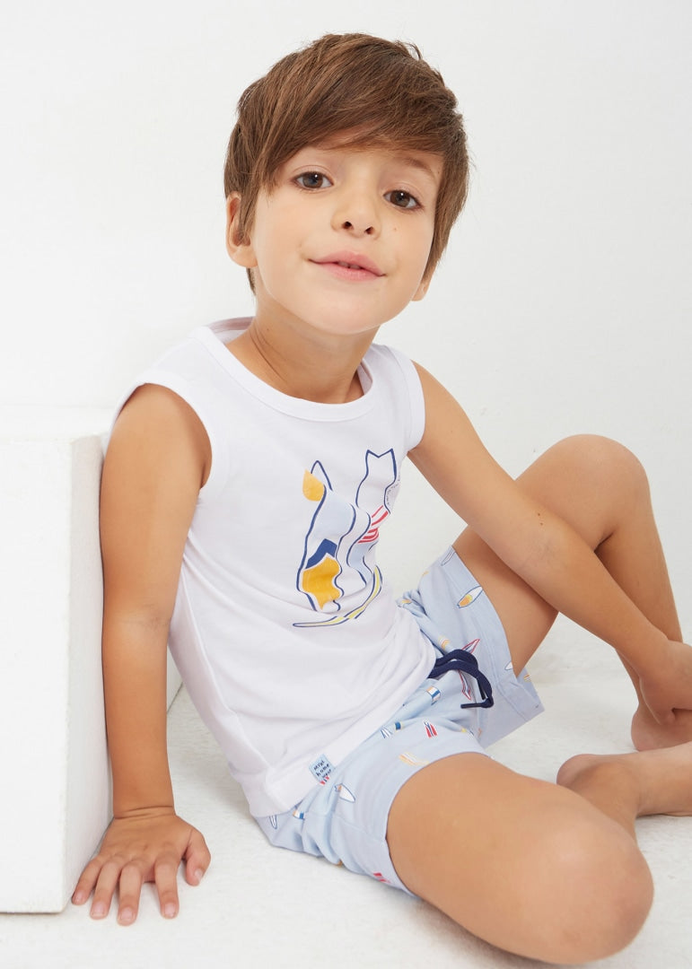 Pijama con algodón sostenible para niño Art. 23-03796-022 Ola