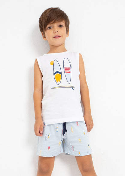 Pijama con algodón sostenible para niño Art. 23-03796-022 Ola