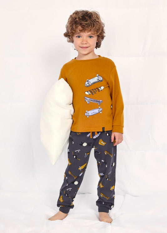 Pijama estampada Better Cotton niño MAYORAL Ref. 13-04796-035 Antracita