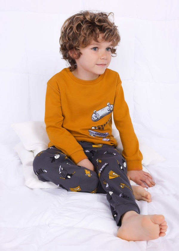 Pijama estampada Better Cotton niño MAYORAL Ref. 13-04796-035 Antracita