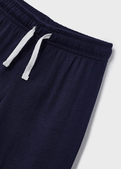 Pijama estampada con algodón sostenible para niño Sku 3794 Color Marino