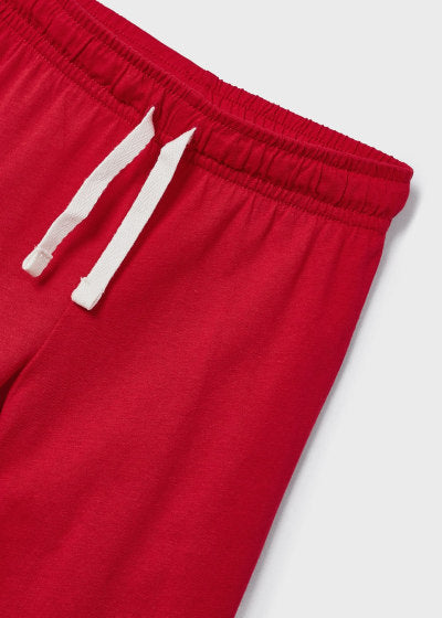Pijama estampada con algodón sostenible para niño Sku 3794 Color Rojo