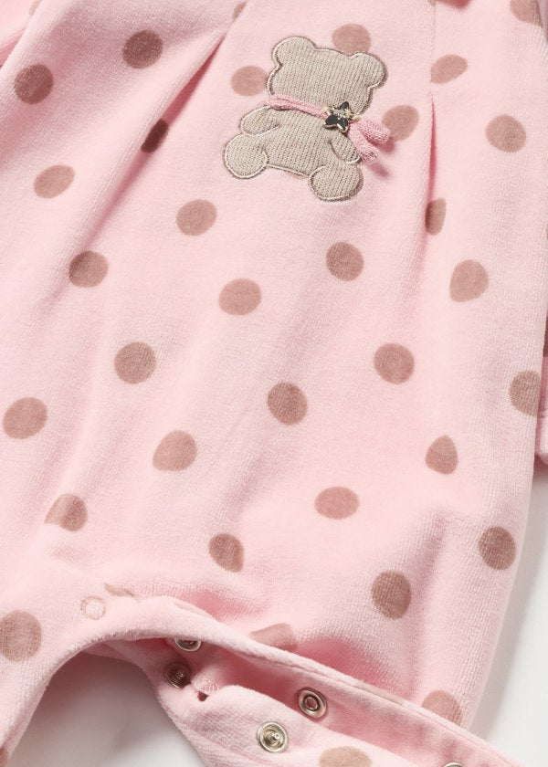 Pelele tundosado para bebé MAYORAL Ref. 13/2737/92 Rosa baby