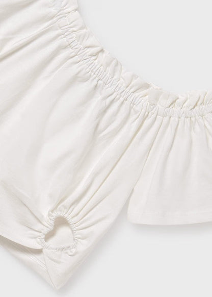Playera detalle corazón niña