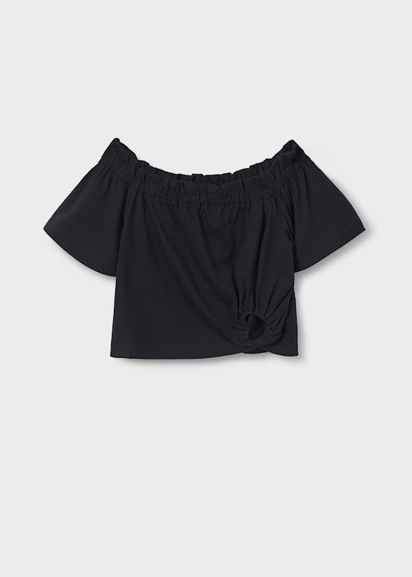 Playera detalle corazón niña