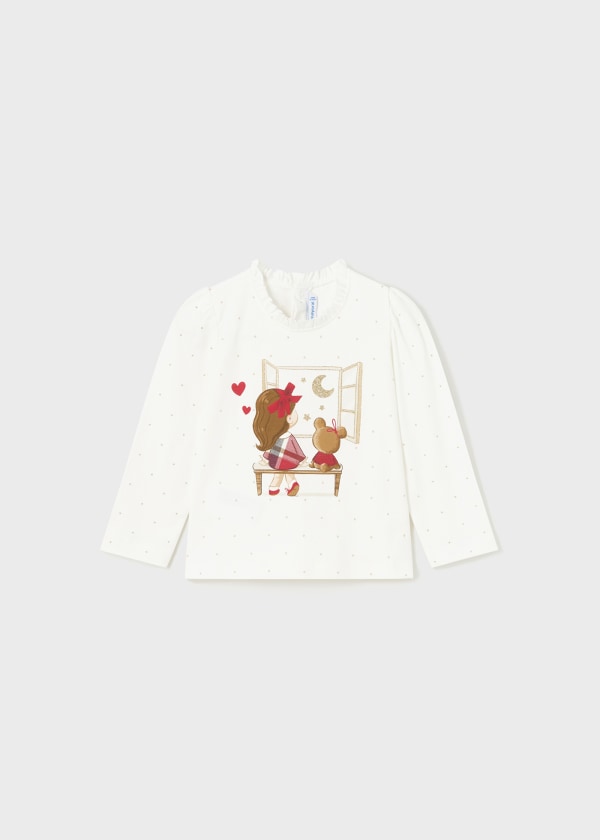 Playera estampada Better Cotton bebé Ref. 13-02007-073 Crd-Rojo