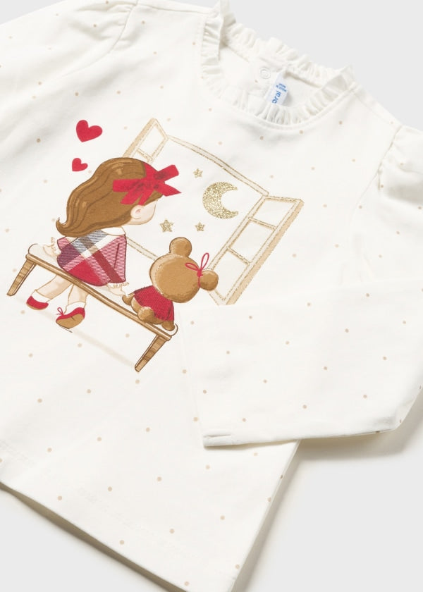 Playera estampada Better Cotton bebé Ref. 13-02007-073 Crd-Rojo