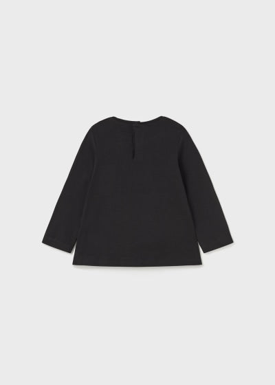 Playera estampada Better Cotton bebé Ref. 13-02012-015 Negro