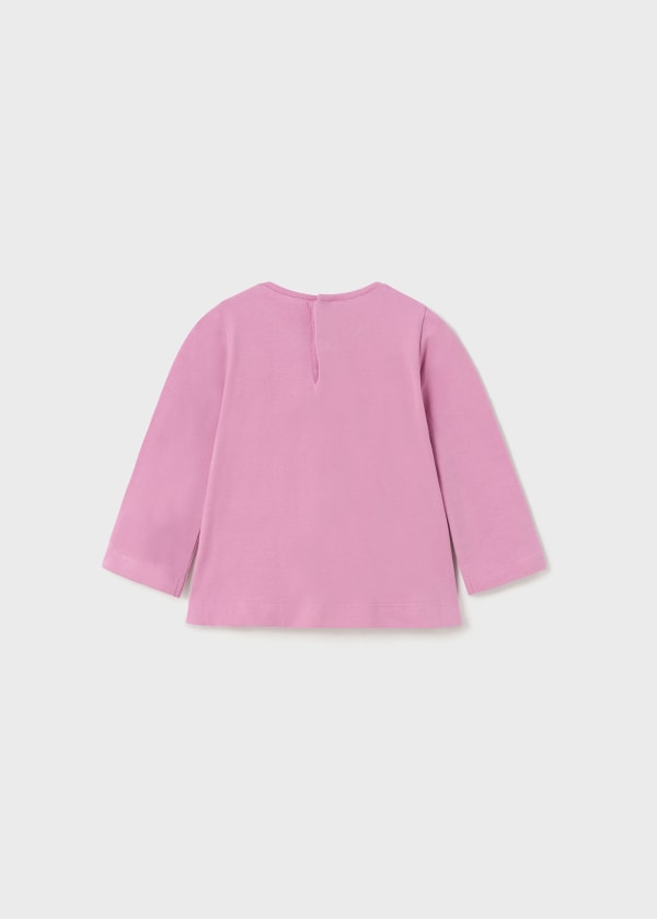 Playera estampada Better Cotton bebé Ref. 13-02012-016 peonia