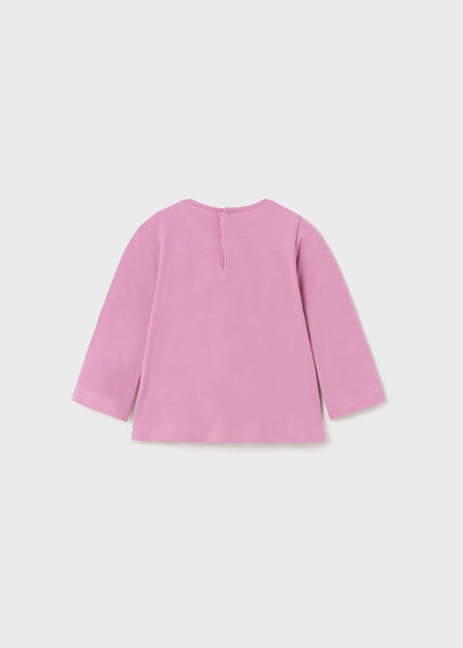 Playera estampada Better Cotton bebé Ref. 13-02012-016 peonia