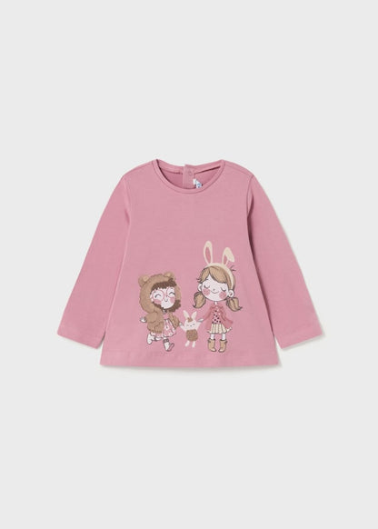 Playera estampada Better Cotton bebé  Ref. 13-02012-010 Rubor