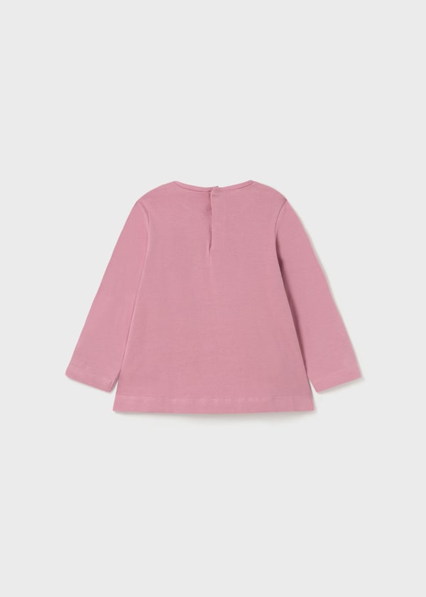 Playera estampada Better Cotton bebé  Ref. 13-02012-010 Rubor