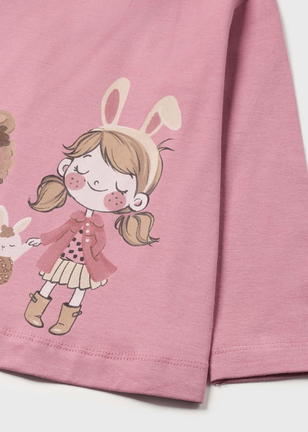 Playera estampada Better Cotton bebé  Ref. 13-02012-010 Rubor