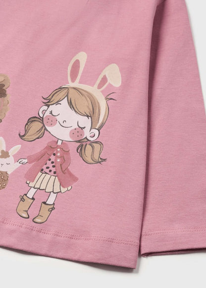 Playera estampada Better Cotton bebé  Ref. 13-02012-010 Rubor