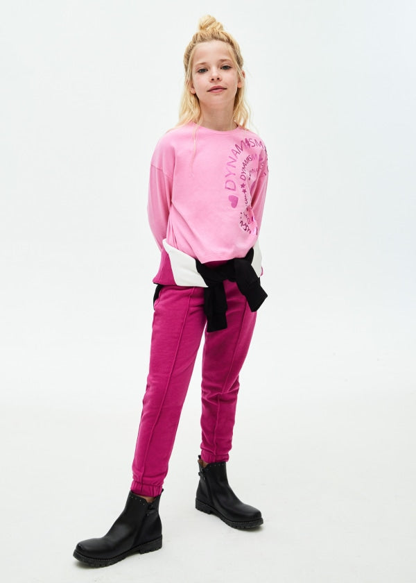 Camiseta m/l grafica MAYORAL Ref. 13/7058/26 Chicle