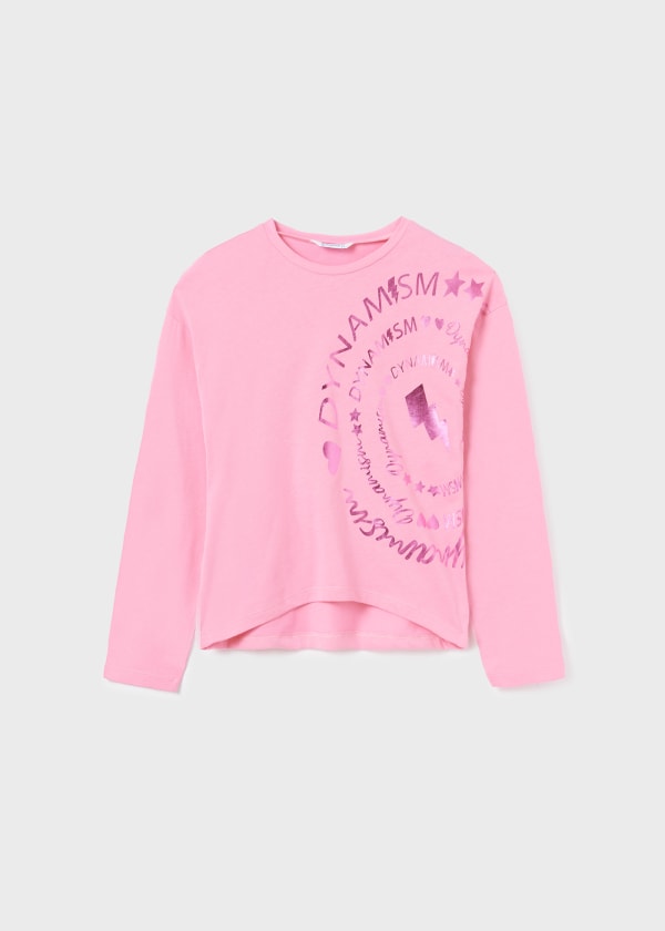 Camiseta m/l grafica MAYORAL Ref. 13/7058/26 Chicle