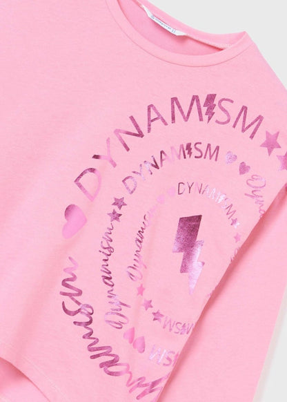 Camiseta m/l grafica MAYORAL Ref. 13/7058/26 Chicle