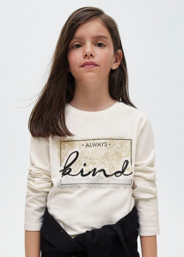 Playera estampada Better Cotton chica  Ref. 13-00830-051