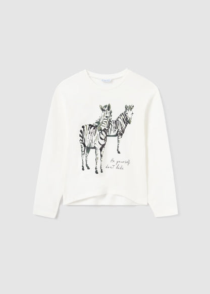 Camiseta m/l grafica MAYORAL Ref. 13/7058/27 Crudo