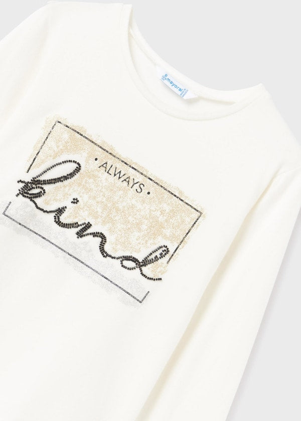 Playera estampada Better Cotton chica  Ref. 13-00830-051