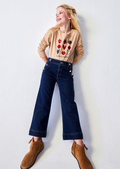 Playera estampada Better Cotton chica  Ref. 13-07048-081 Galleta