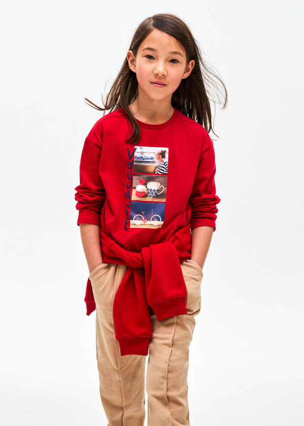 Camiseta m/l grafica MAYORAL Ref. 13/7049/68 Rojo