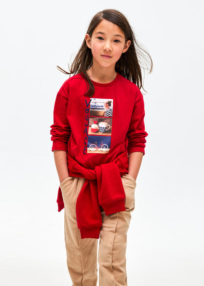 Camiseta m/l grafica MAYORAL Ref. 13/7049/68 Rojo