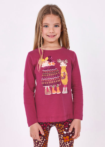 Playera estampada Better Cotton niña  Ref. 13-04014-054