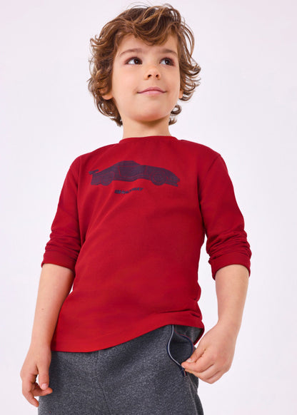 Playera estampada Better Cotton niño MAYORAL Ref. 13-04018-047 Rojo