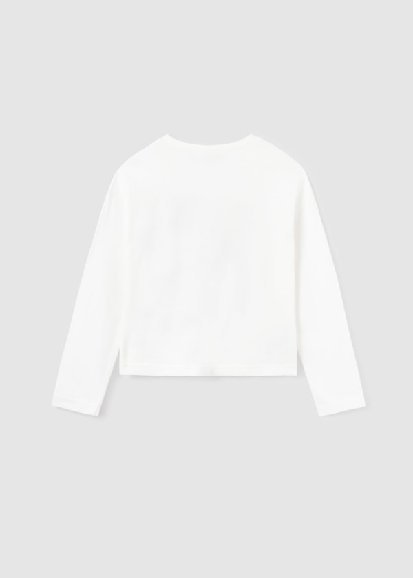 Camiseta m/l grafica MAYORAL Ref. 13/7056/21 Crudo