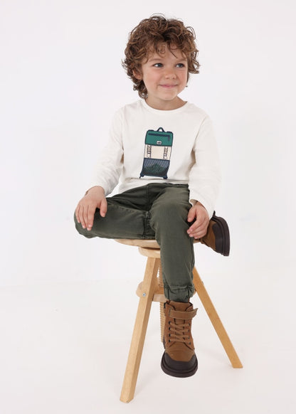 Playera interactiva Better Cotton niño MAYORAL Ref. 13-04028-087 Bosque